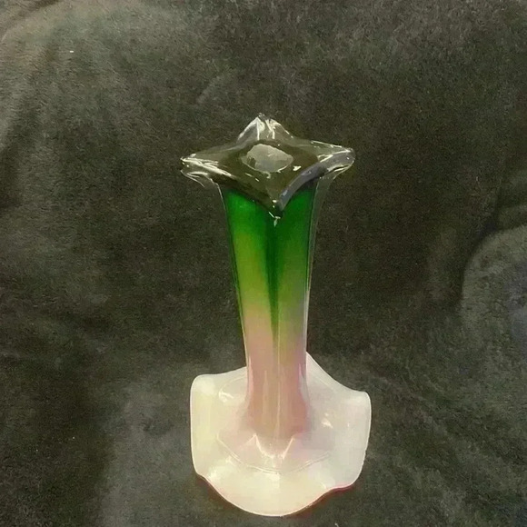 Murano Style  Vase Art Glass - Picture 5 of 13